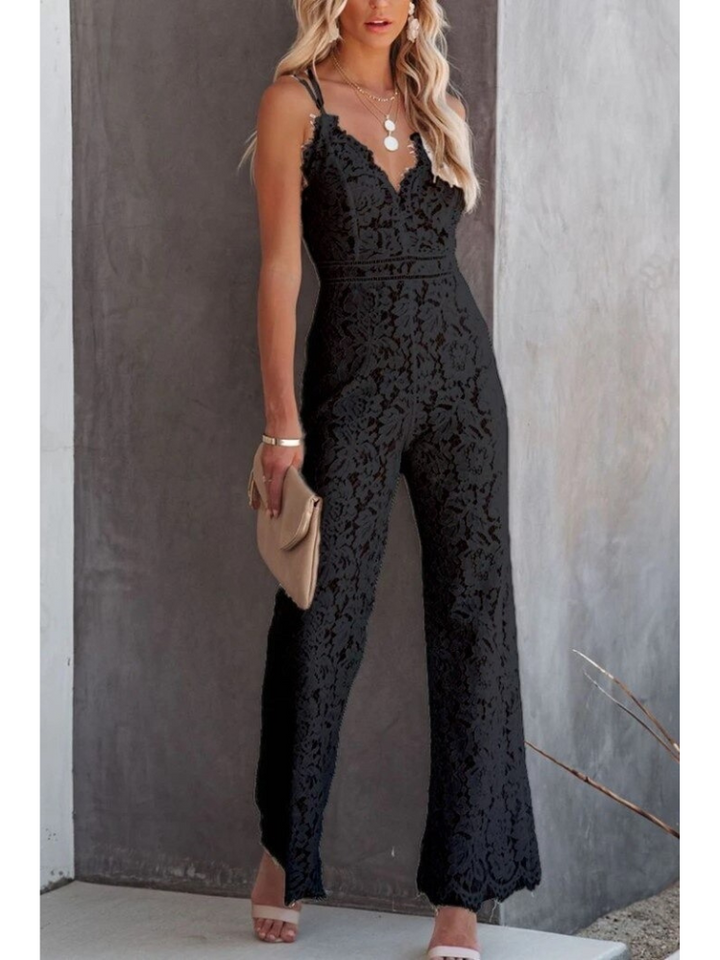 Chic Lace Jumpsuit for Effortless Elegance