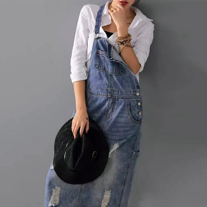 Gorgeous Denim Strappy Dress