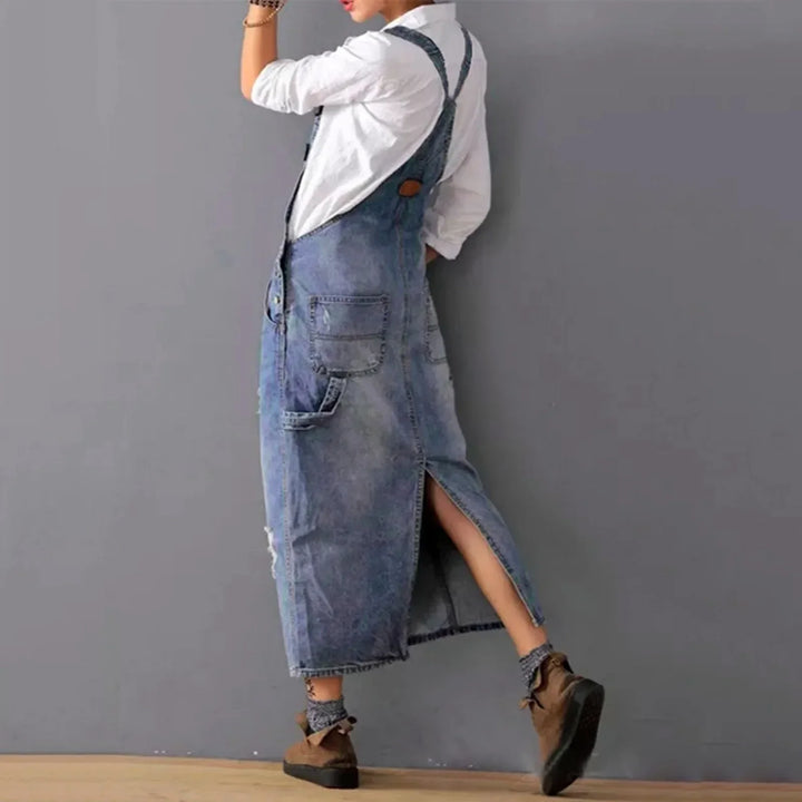 Gorgeous Denim Strappy Dress