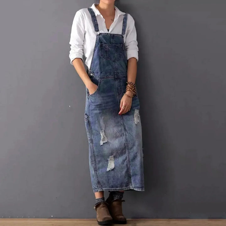 Gorgeous Denim Strappy Dress