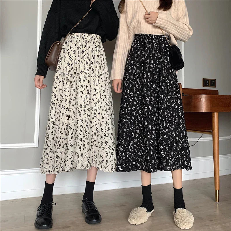 Elegantly Flowing Loose Skirt