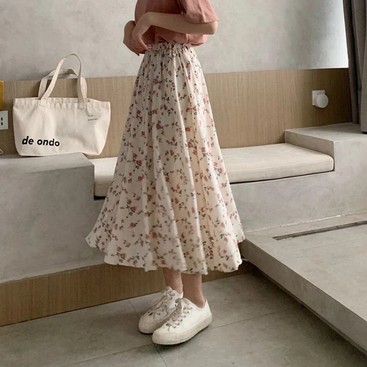 Elegantly Flowing Loose Skirt