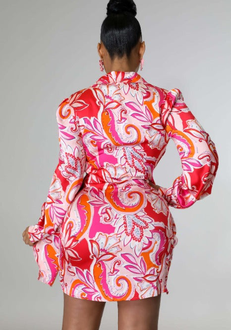 Chic Wrapped Mini Dress for Effortless Elegance