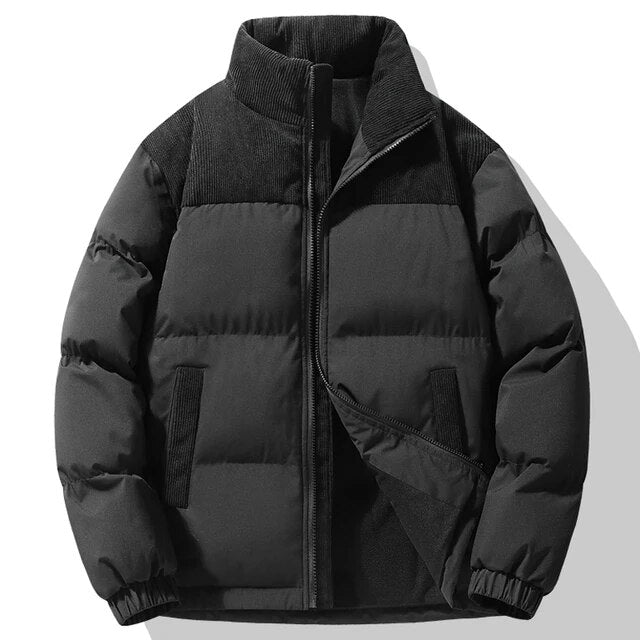 Cozy Cotton-Padded Corduroy Jacket