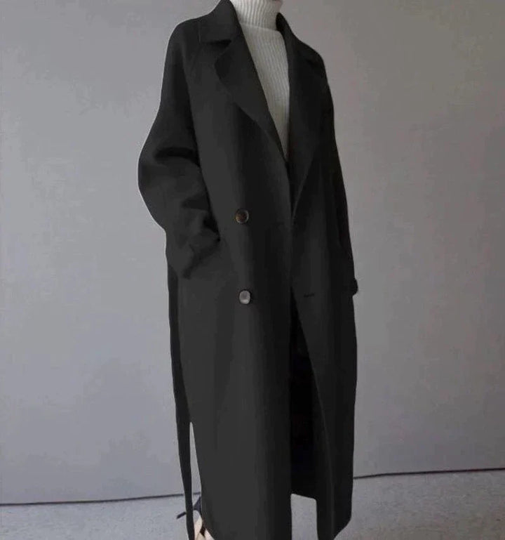Elevate Your Wardrobe with the Elegant Longline Wool Coat