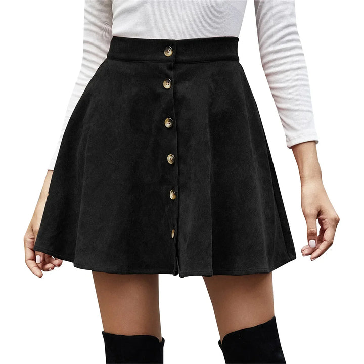 Chic Corduroy Mini Skirt for Effortless Style