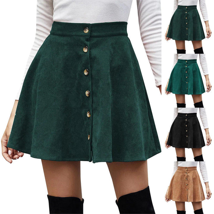 Chic Corduroy Mini Skirt for Effortless Style