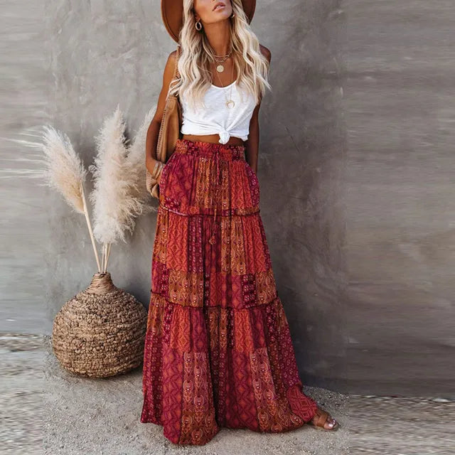 Stunning Bohemian Maxi Skirt for Effortless Style