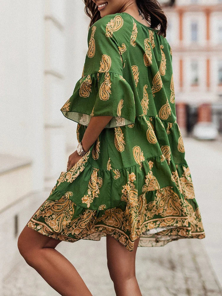Chic Bohemian-Inspired Mini Dress