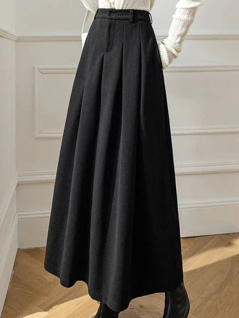Delightfully Flared A-line Pleated Skirt