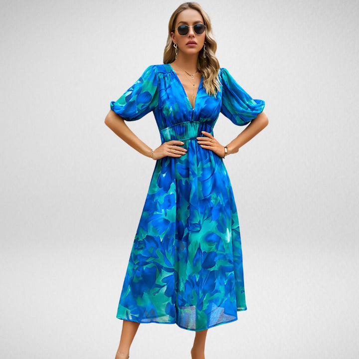 Stunning V-Neck Elegant Dress for Any Occasion