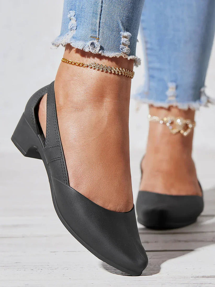 Stylish Women's Sandals with Chic Lens Detail