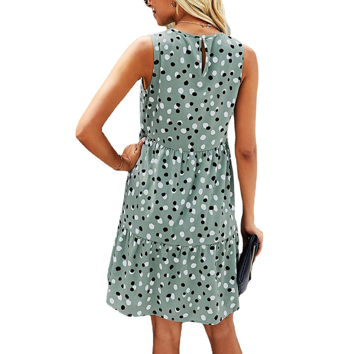 Delightfully Stylish Mini Dress with Fun Dots