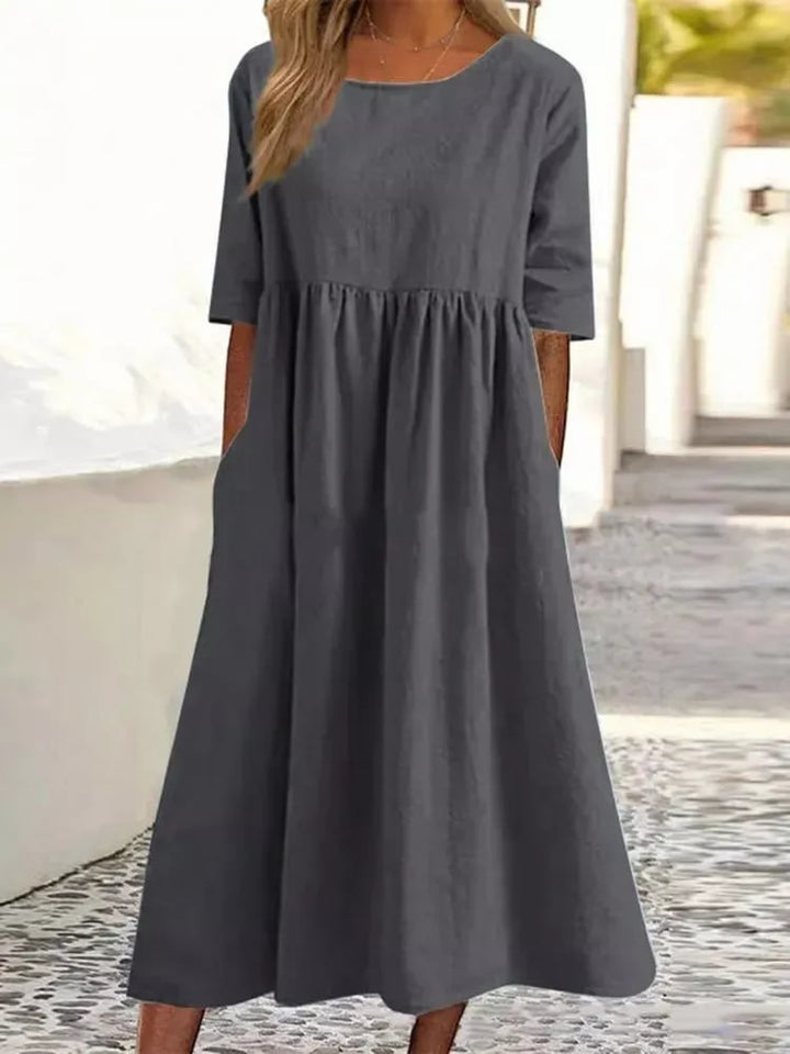 Elegant Cotton Dress for Effortless Style