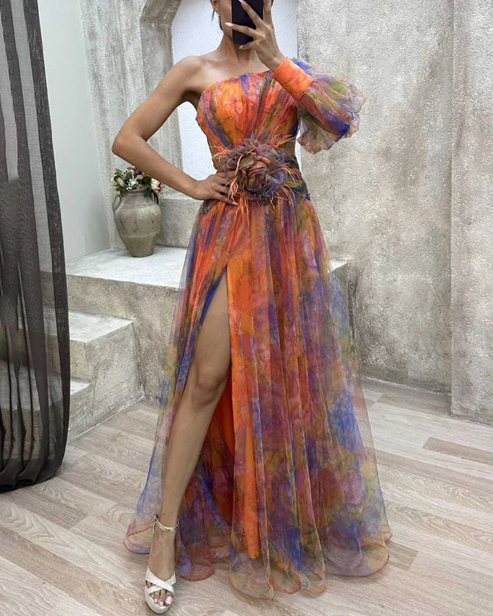 Stunning Off-the-Shoulder Holiday Elegance Dress