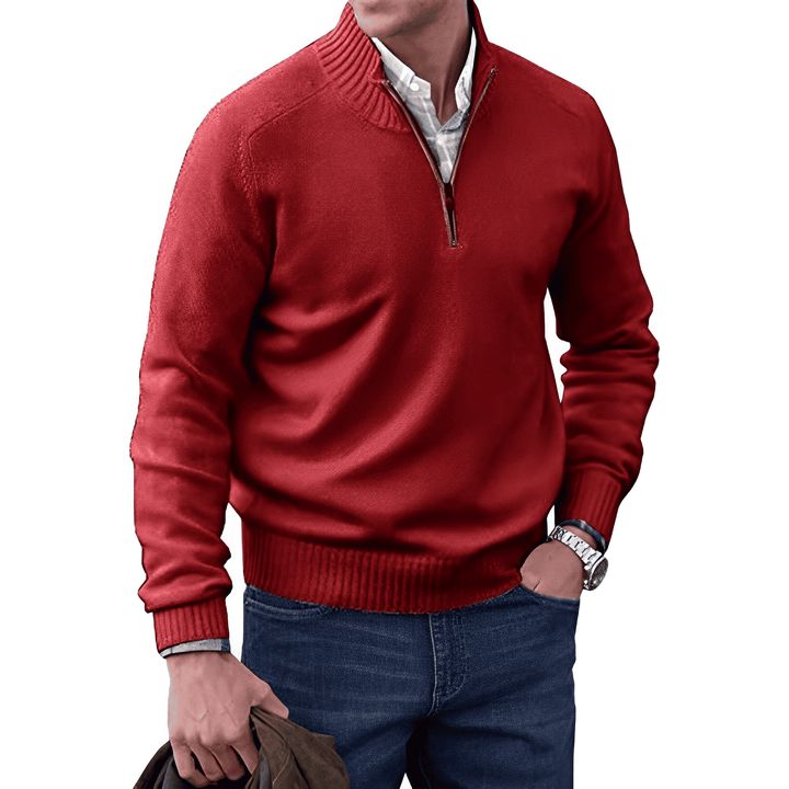 Stylish Polished Zip-Up Sweater