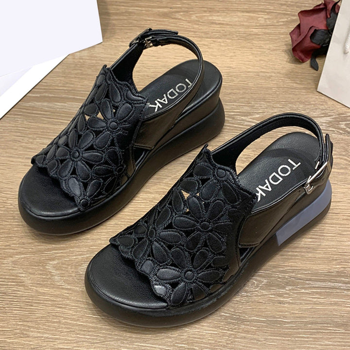Opulent Hollow-Out Comfort Sandals for Unmatched Style and Ease