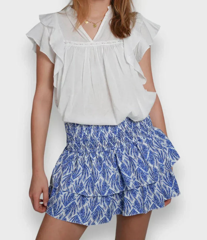 Charming Floral Mini Skirt