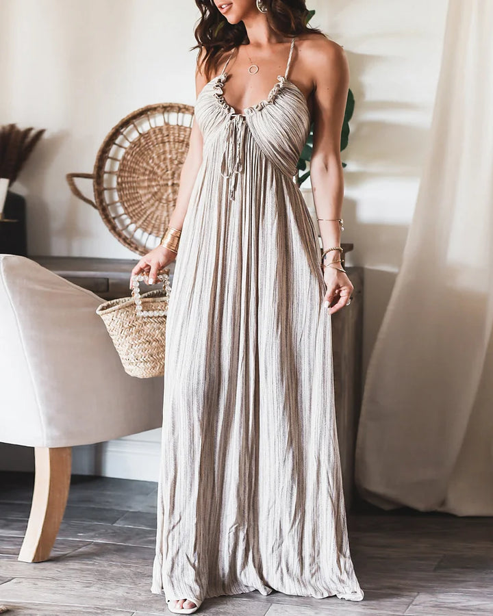 Sophisticated Pleated Dress for Effortless Elegance