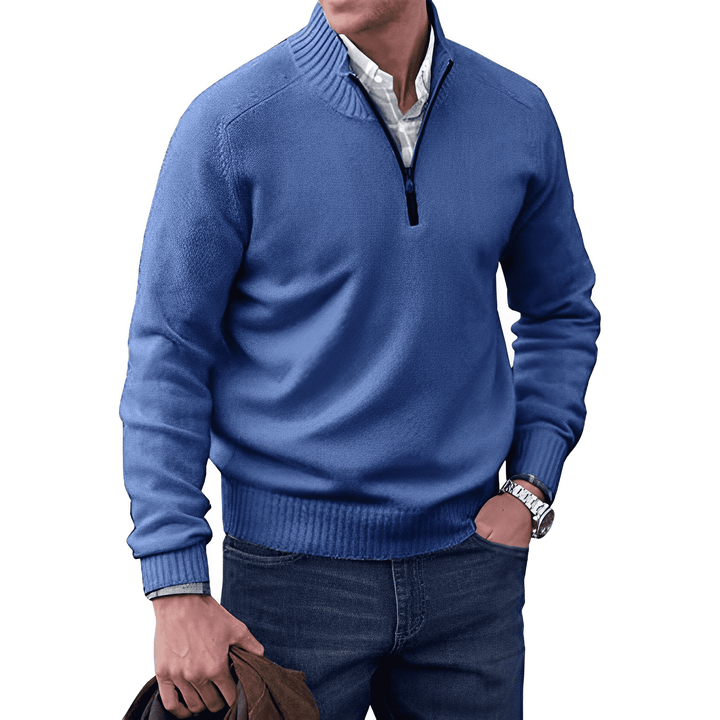 Stylish Polished Zip-Up Sweater