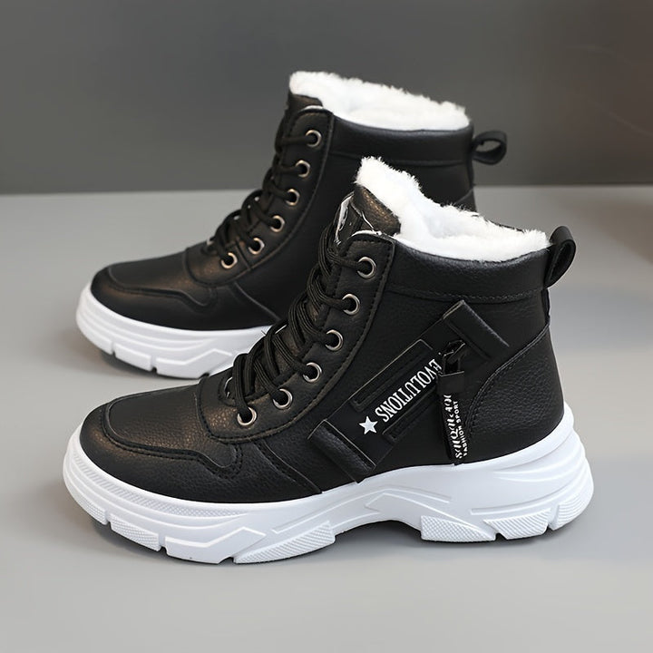 Cozy fleece-lined boots for ultimate comfort
