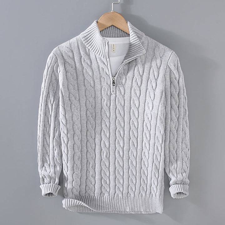 Cozy Half-Zip Fleece Sweatshirt