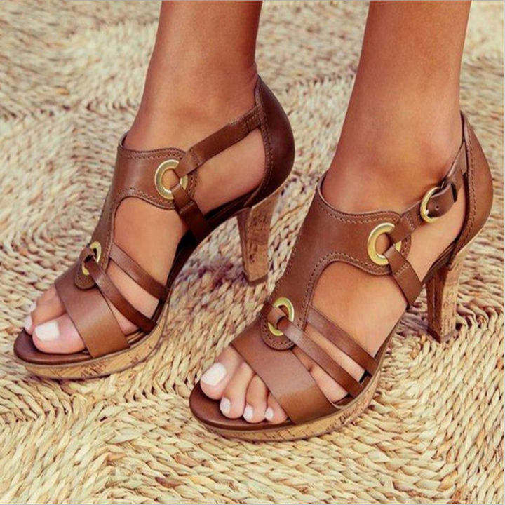 Stylish and Comfortable High Heel Sandals for All-Day Wear
