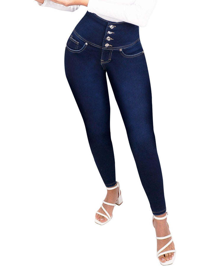 Stylish High-Waisted Stretch Jeans for Ultimate Comfort
