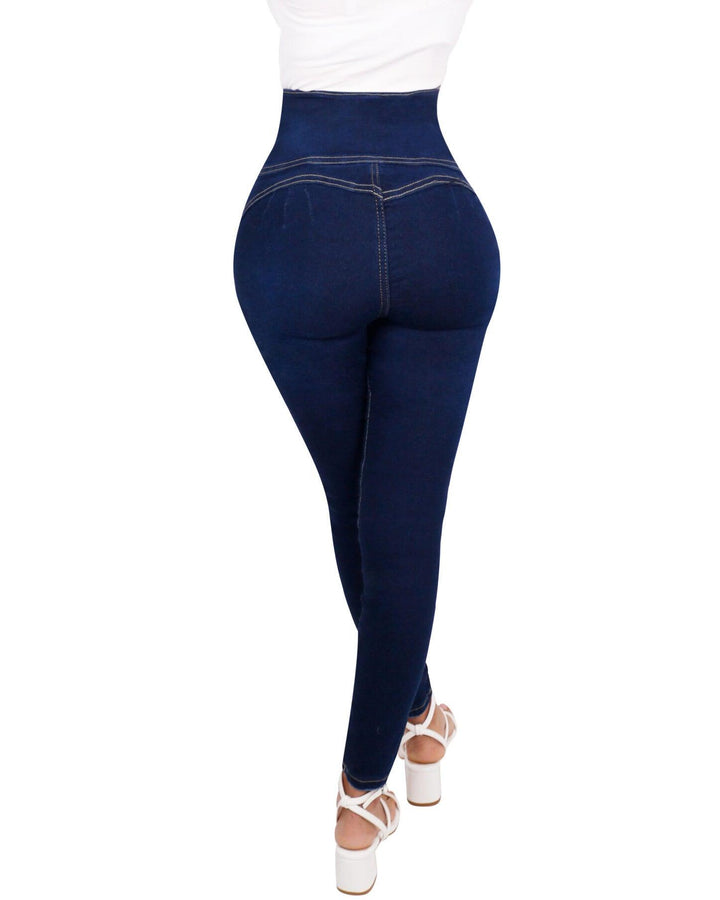 Stylish High-Waisted Stretch Jeans for Ultimate Comfort