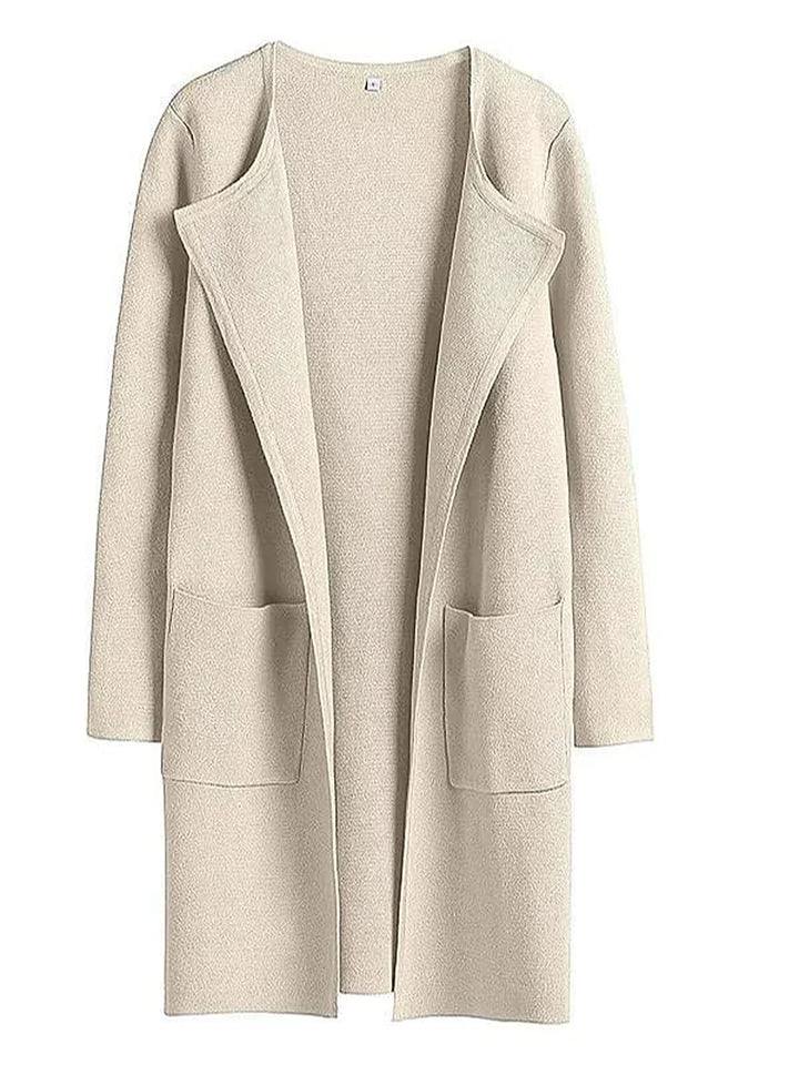 Chic and Cozy Lapel Coatigan