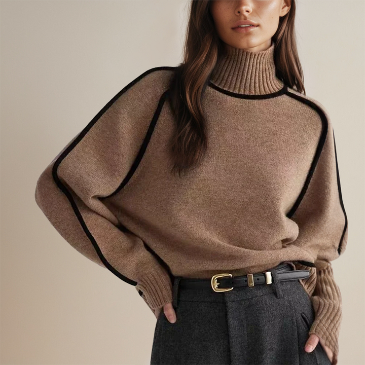 Luxurious Cashmere Turtleneck Sweater for Effortless Elegance