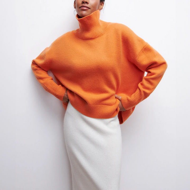 Chic Knit Turtleneck Sweater for Effortless Style