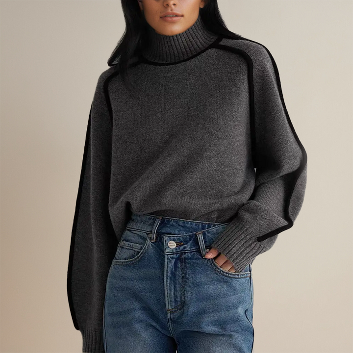 Luxurious Cashmere Turtleneck Sweater for Effortless Elegance
