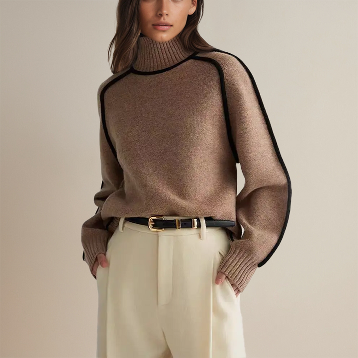 Luxurious Cashmere Turtleneck Sweater for Effortless Elegance
