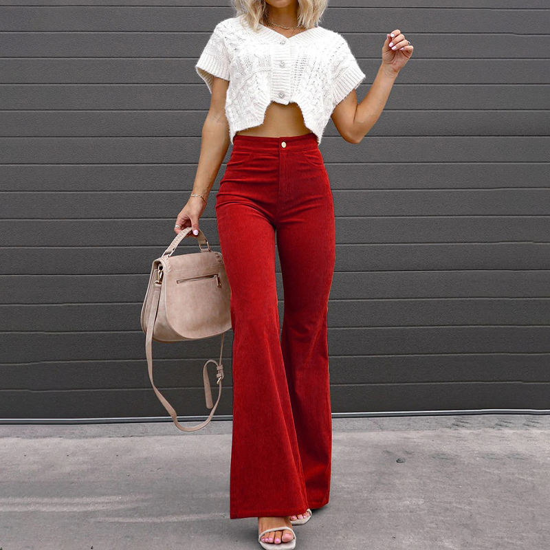 Stylish Flared Trousers
