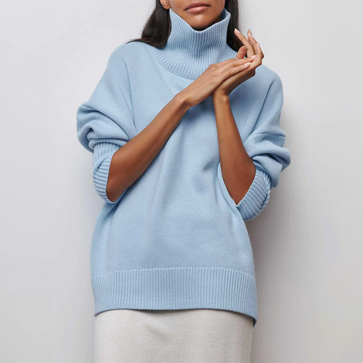 Chic Knit Turtleneck Sweater for Effortless Style