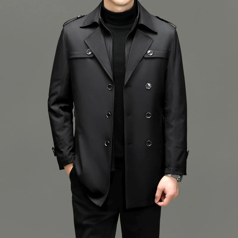 Stylish Men's Trench Coat