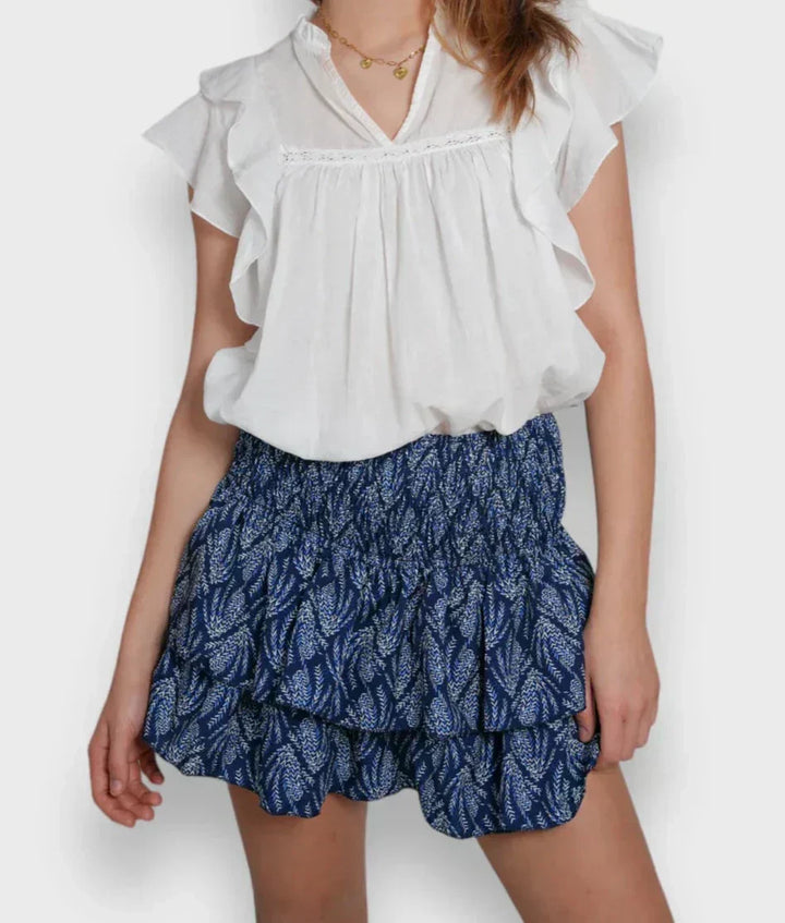 Charming Floral Mini Skirt