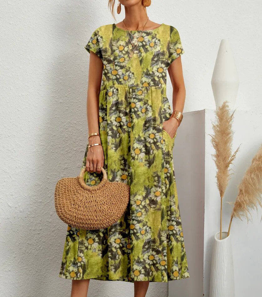 Adorably Cozy Cotton Dress