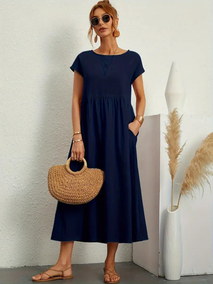 Elegant Flared Maxi Dress