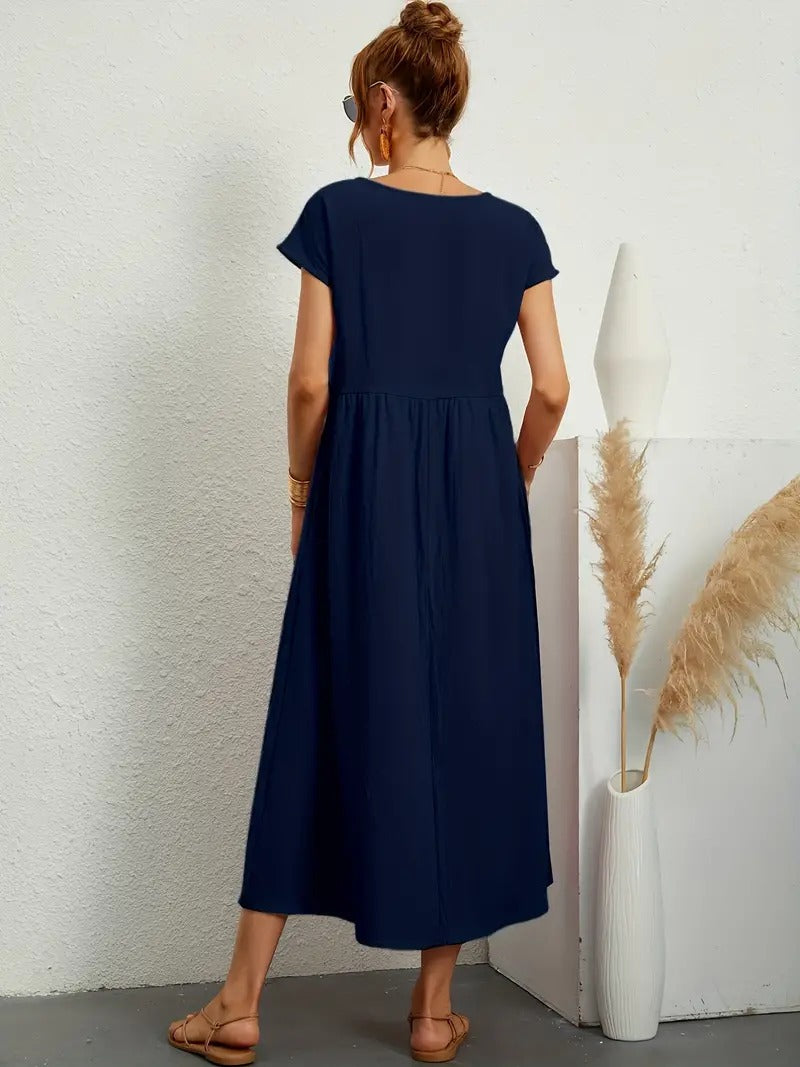 Elegant Flared Maxi Dress