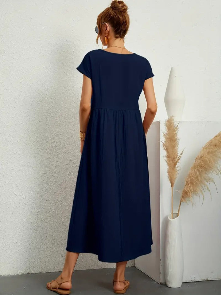 Elegant Flared Maxi Dress