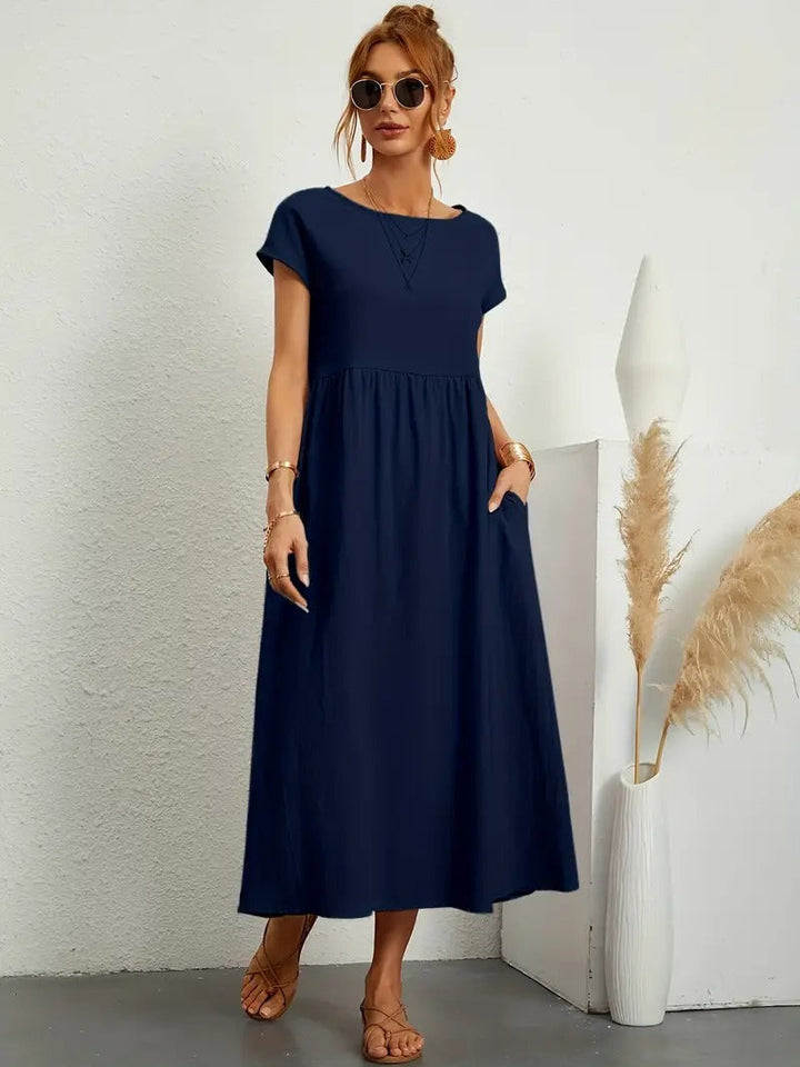Elegant Flared Maxi Dress