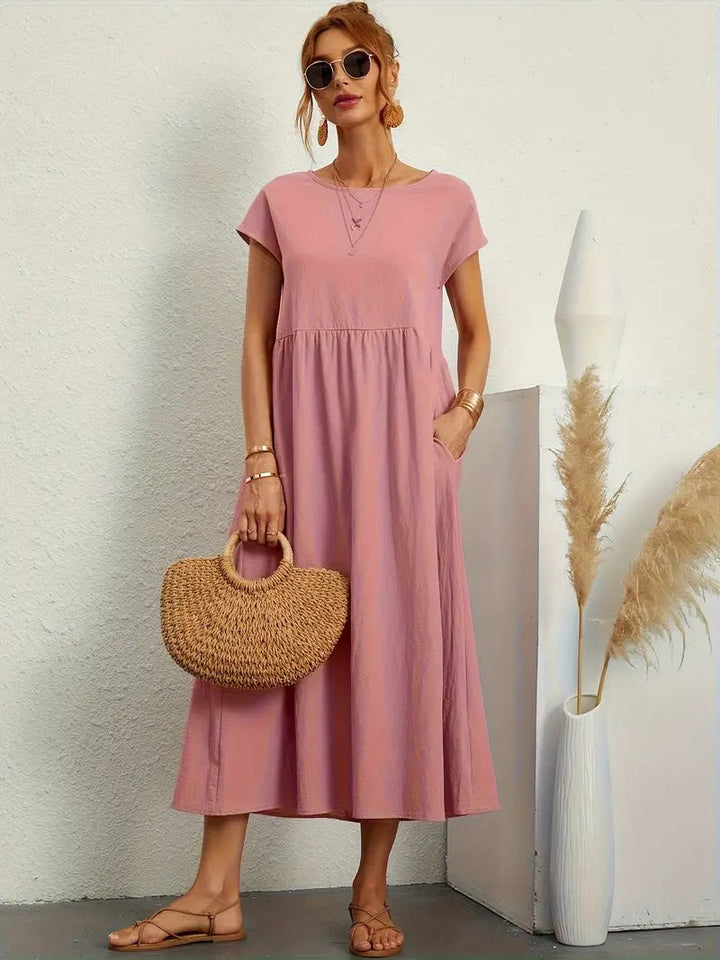 Elegant Flared Maxi Dress