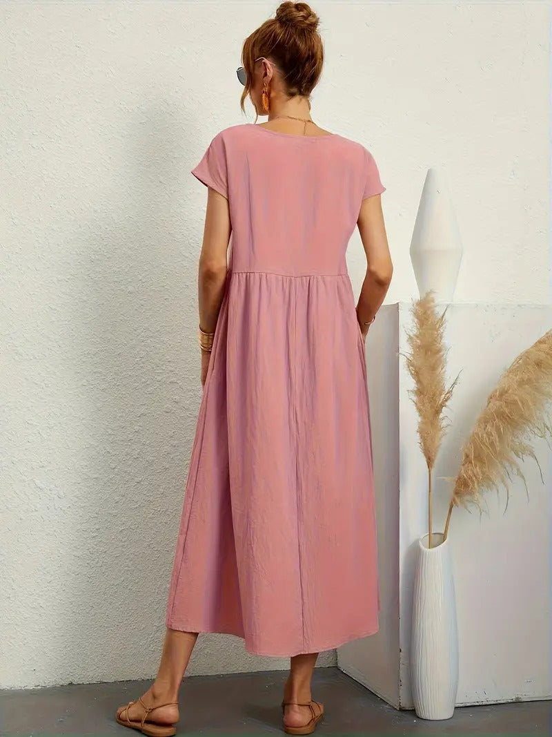 Elegant Flared Maxi Dress