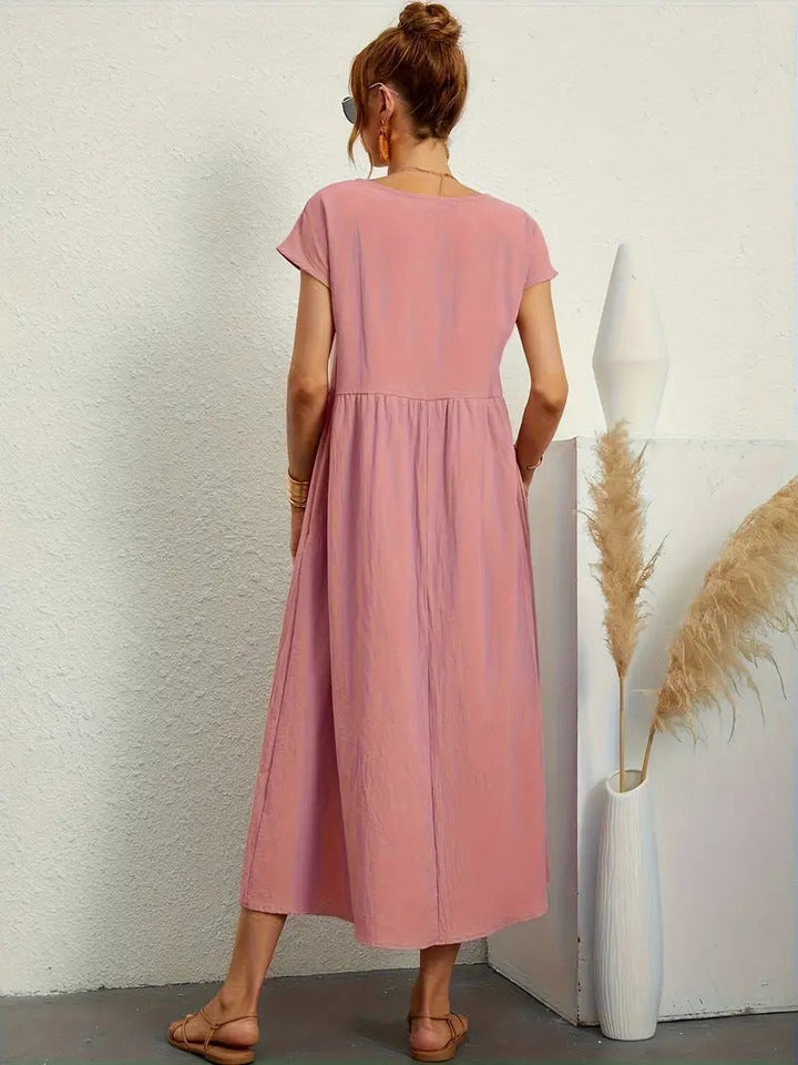 Elegant Flared Maxi Dress