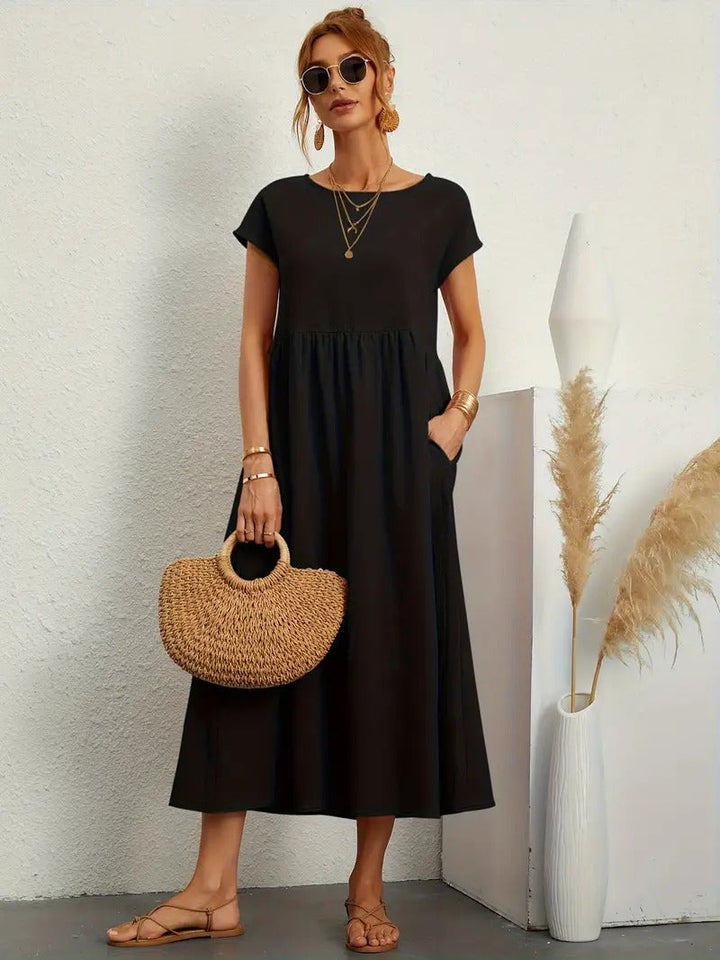 Elegant Flared Maxi Dress