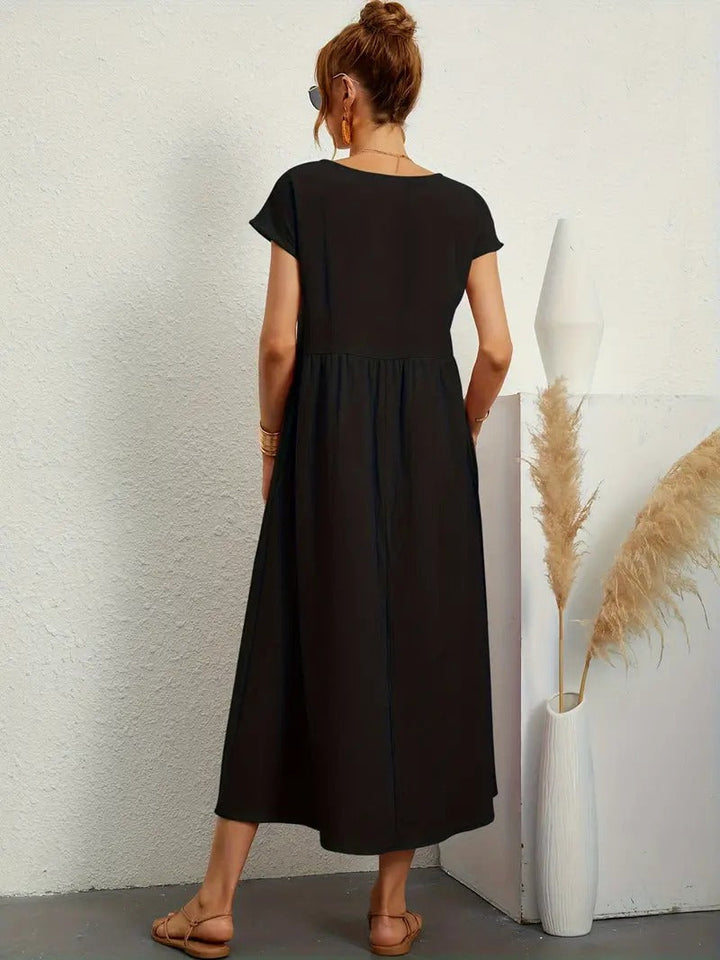 Elegant Flared Maxi Dress