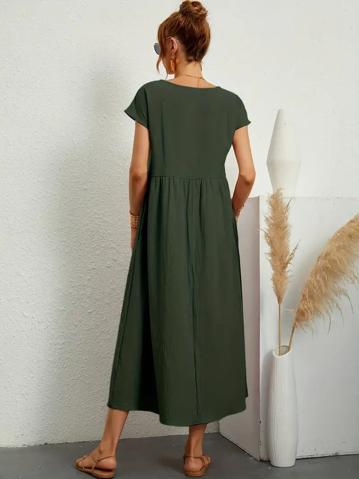 Elegant Flared Maxi Dress