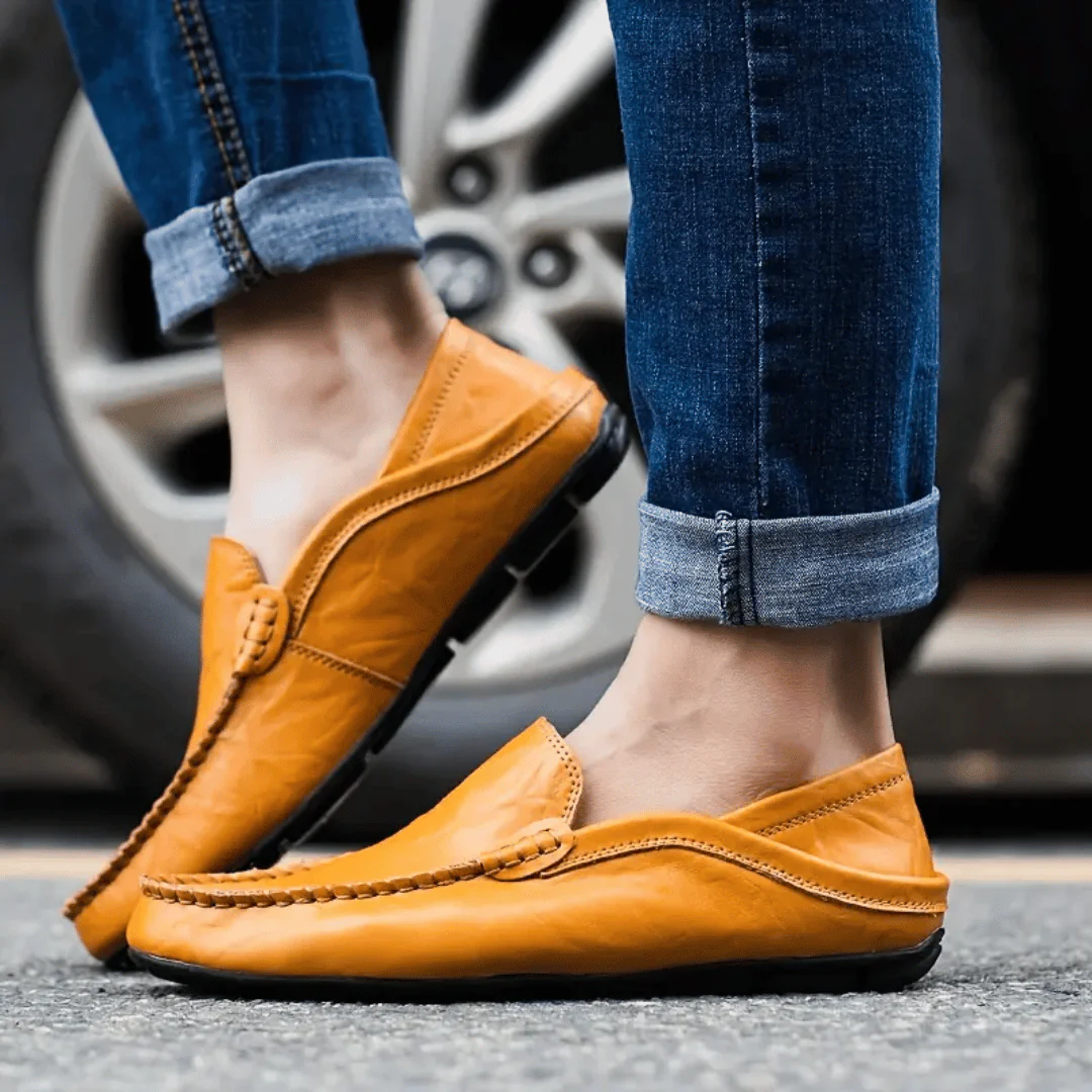 Exquisite Handmade Leather Loafers